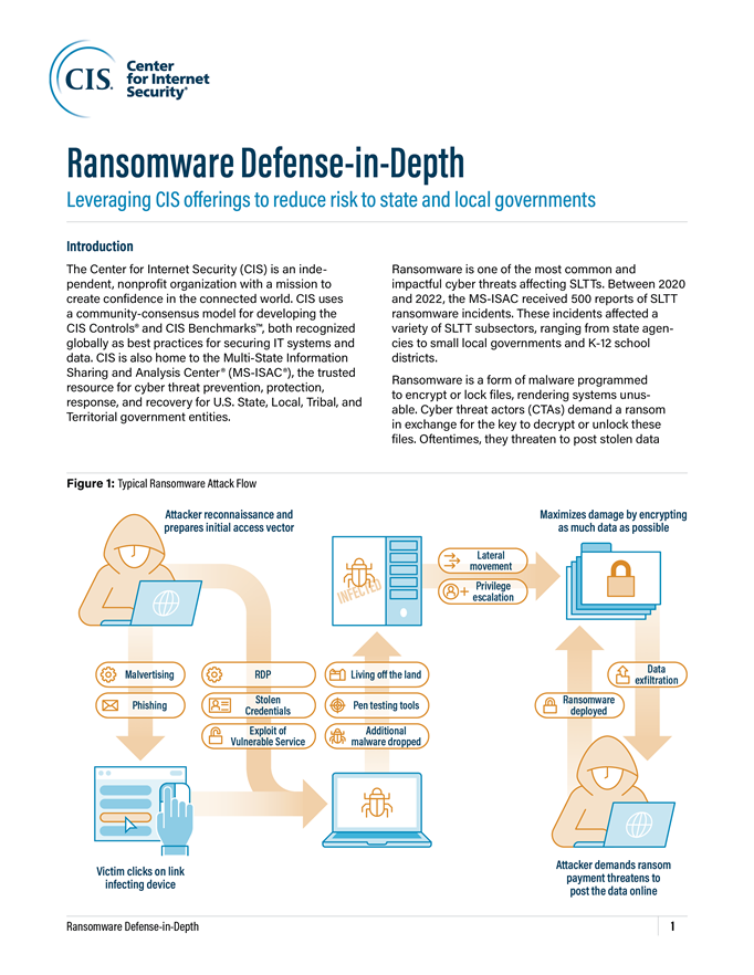 Ransomware Defense-in-Depth white paper