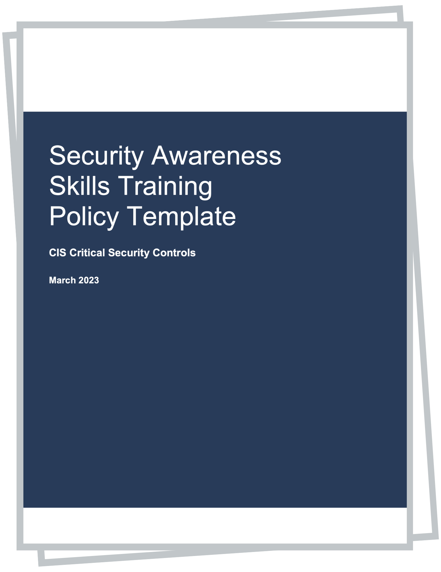 Security Awareness Skills Training Policy Template for CIS Control 14

