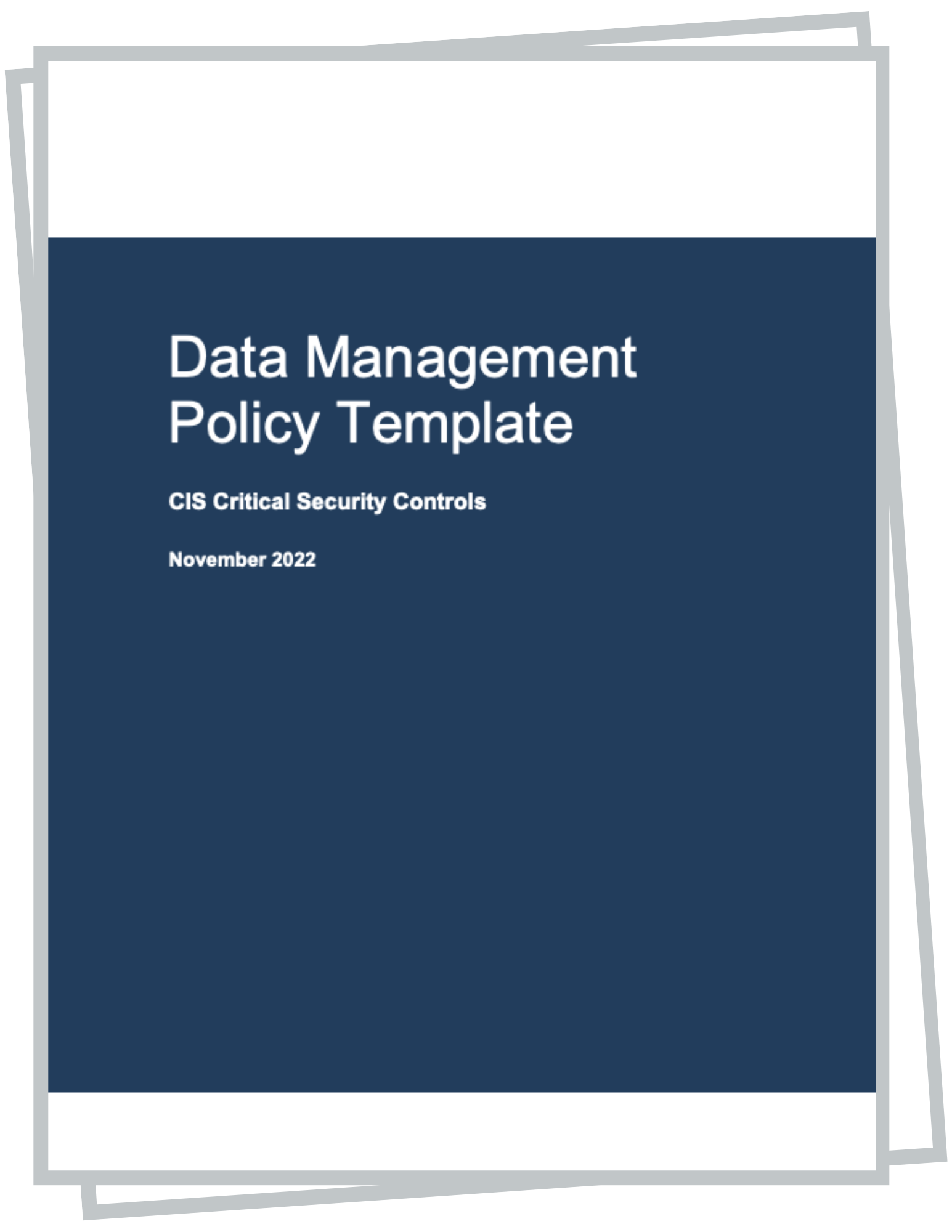 Data Management Policy Template for CIS Control 3