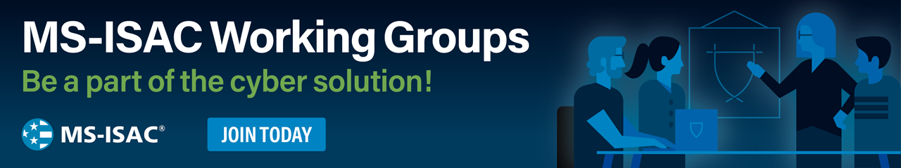 MS-ISAC Working Groups graphic